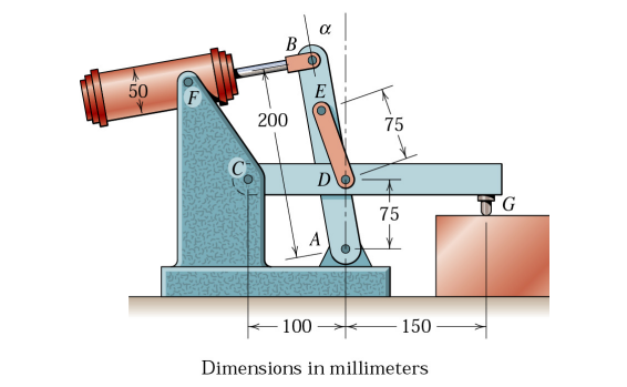 Please Could You Explain To Me Step By Step How To Solve This Exercise The Pneumatic Cylinder Has An Axis Of Oscillati 1