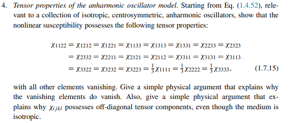 4 Tensor Properties Of The Anharmonic Oscillator Model Starting From Eq 1 4 52 Rele Vant To A Collection Of Isotr 1