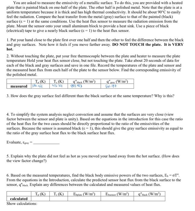 The Emissivity E Of A Surface Is A Measure Of The Radiation Heat Flux Or Emissive Power E That Is Emitted Relative To Th 2