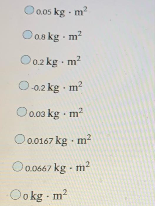 The Horizontal Section Ab Of The T Shaped Rod Has Mass M 0 2 Kg And Length L 1 M And May Be Considered As A Long Sle 2
