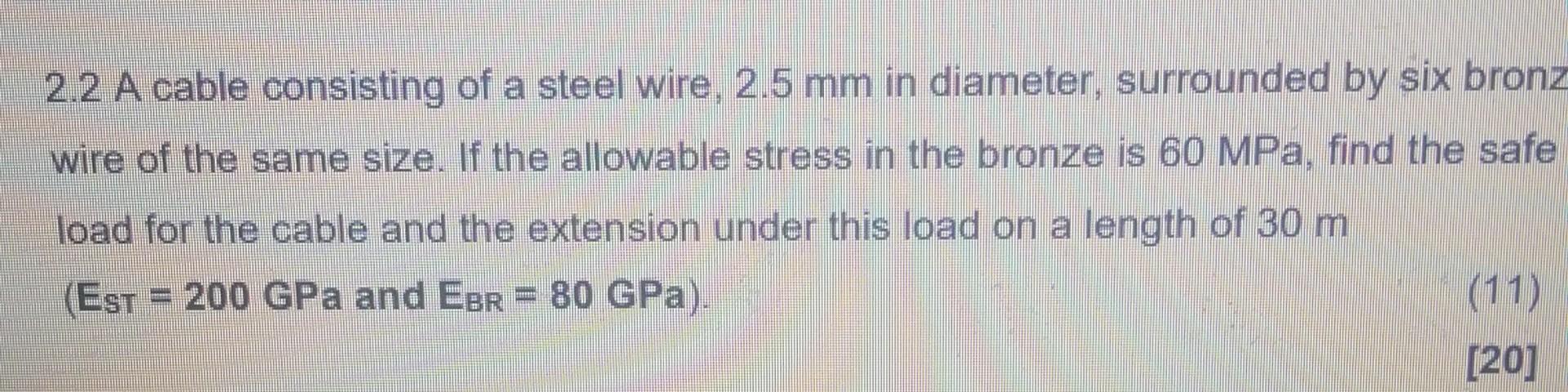 3 2 The Total Change In Length E 210 Gpa 17 20 O35mm 025mm O20mm 100 Kn 45 Kn 90 Kn 30 Kn 70 Kn 1 M Im 0 5 M Fi 2
