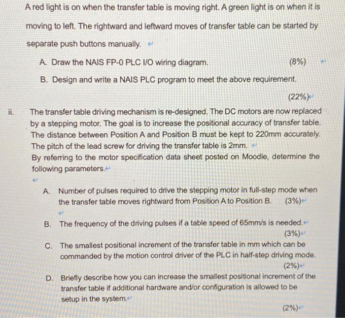 Question 1 40 Move Left Move Right B A Limit Switch 502 Limit Switch 501 Fig 1 Linear Actuator Power 24v 24 2