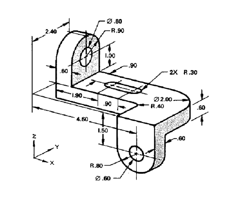Make The 2 D Sketch Using Solidworks With Showing And Explaining Each Step In Pics Or Vid Then Convert It To 3 D Show A 1