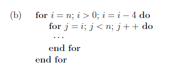 B For I N I 0 I I 4 Do For J I J N J Do End For End For 1