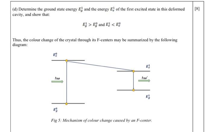Question 3 F Center Defects 1441 An F Center From German Fartzentrum Is A Vacancy Defect Where A Missing Anion I 2