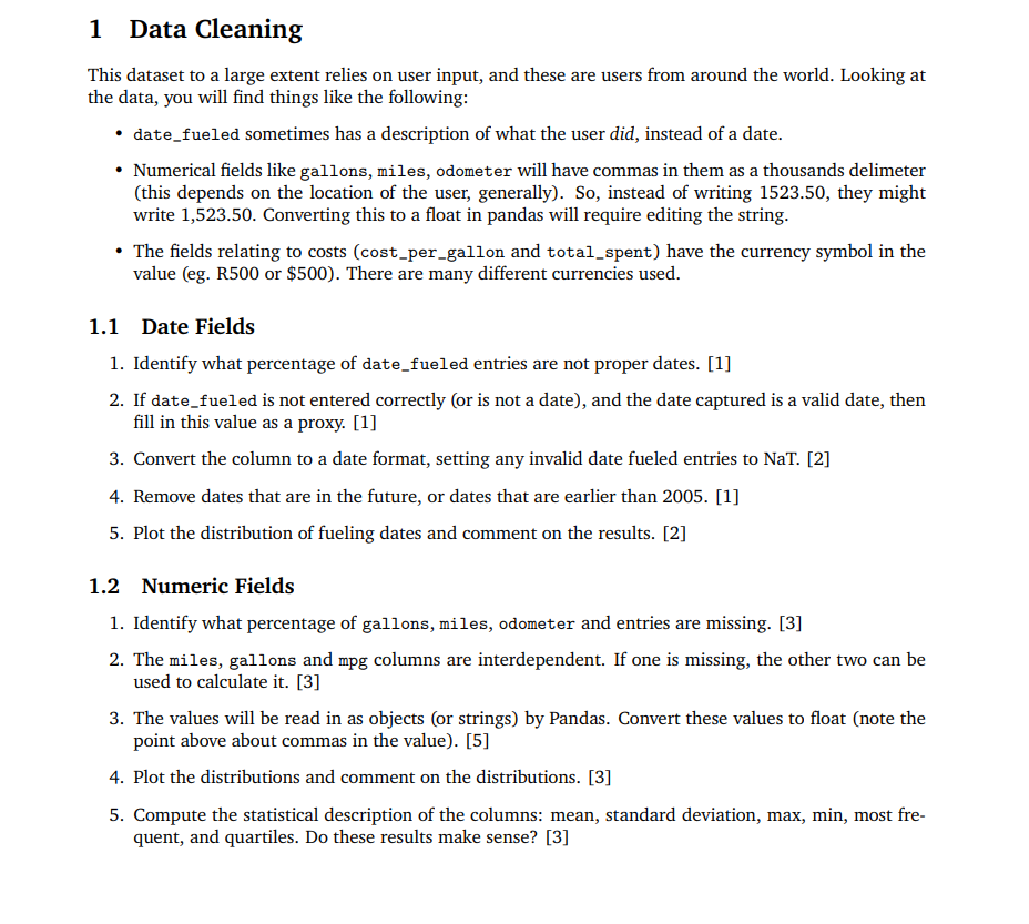 1 Data Cleaning This Dataset To A Large Extent Relies On User Input And These Are Users From Around The World Looking 1