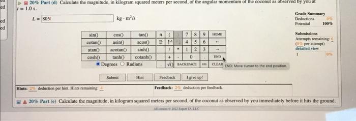 10 Problem 14 While Watching The Clouds Pass By You Notice A European Swallow Flying Horizontally At A Height Of H 2