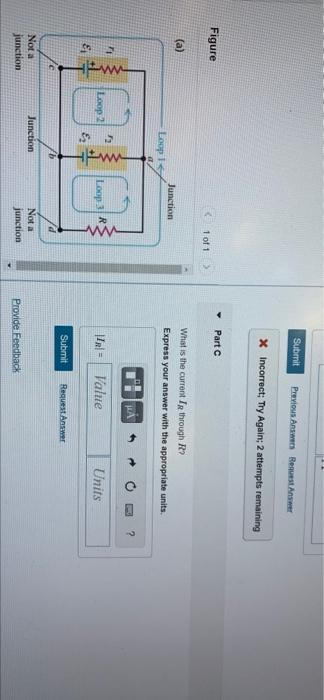 Consider The Circuit Shown In 1 240 V E350 V R 3 00 And R30 0 Part A What Is The Current Through Express Your Answe 2