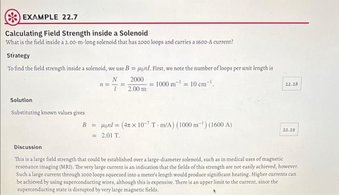 C For Example 22 7 Calculating Field Strength Inside A Solenoid In Section 22 9 Ampere S Law Of The Textbook Repl 3
