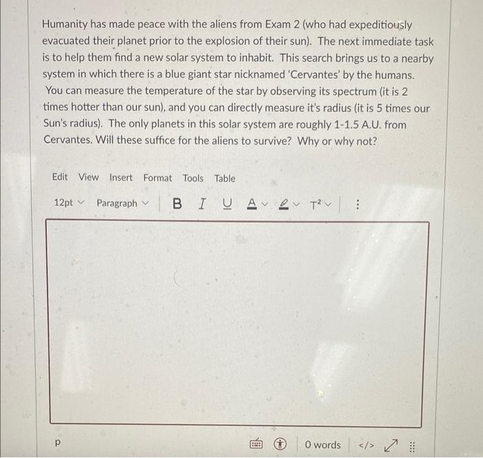 Humanity Has Made Peace With The Aliens From Exam 2 Who Had Expeditiously Evacuated Their Planet Prior To The Explosion 1
