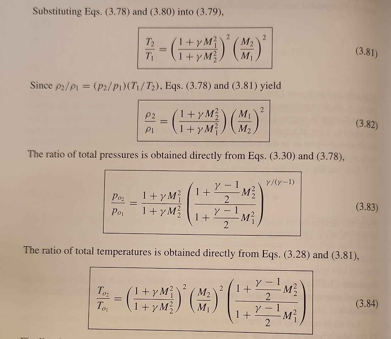 Substituting Eqs 3 78 And 3 80 Into 3 79 2 2 T2 T Gm 3 1 Y M 1 Yn M2 M 3 81 Since 22 01 P2 Pi T1 T2 1