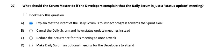What Should The Scrum Master Do If The Developers Complain That The Daily Scrum Is Just A Status Update Meeting