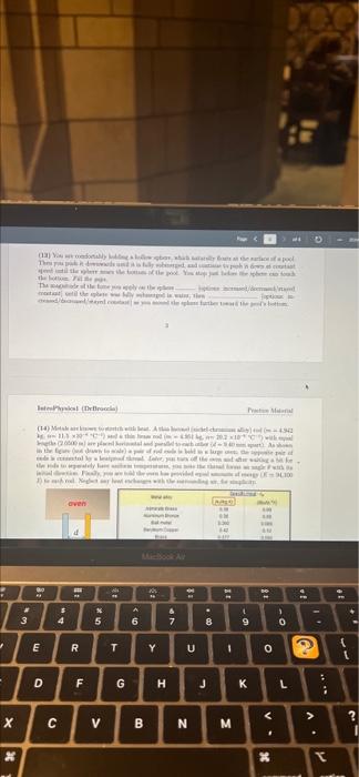 Intro Physics I Practice Material Modules 10 11 12 The Sireno 20 22 1 5 5 B 1 3 6 8 9 0 W E R T Y U 1 0 A S 6