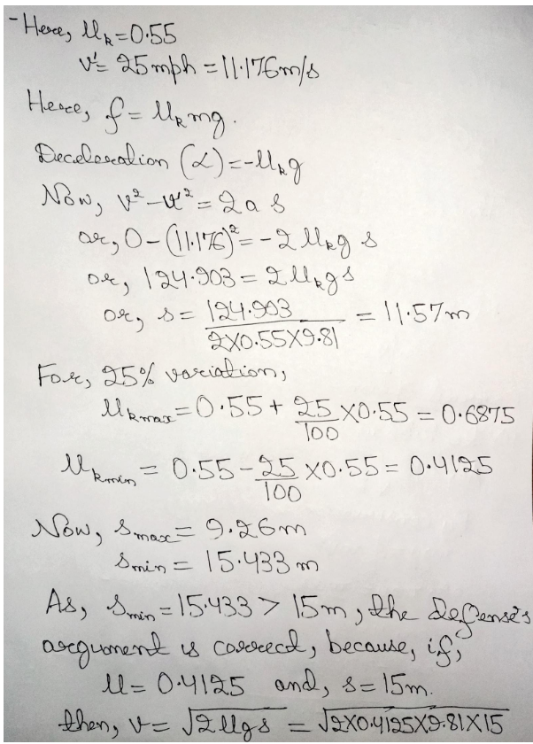 Can You Explain Step By Step How This Person Solved This Physics Question 1 The Coefficient Of Kinetic Friction Bet 1