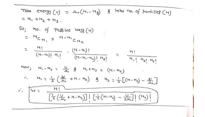 Problem 3 Imagine A System Of N Spins On Lattice Sites But This Time The Spins Can Have Three Possible States The Thr 2