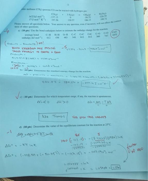 Ho 228 59 188 72 2 Cake Methane Ch Ascous C Can Be Reacted With Hydrogen Co 3 H Ch Agf Mor 137 15 0 50 75 Sod M 1