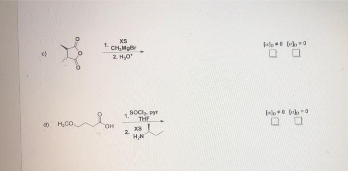 1 Predict The Major Organic Product S For The Chapter 15 16 Reactions Below A Clearly Indicate Stereochemistry In 2