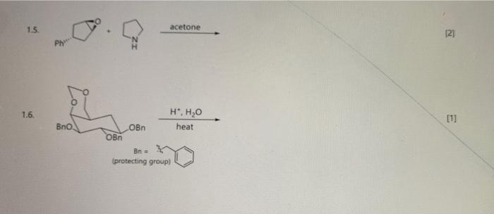 15 Acetone 121 N Ph 1 6 1 Bno H H20 Obn Heat Obn Bn Protecting Group 1