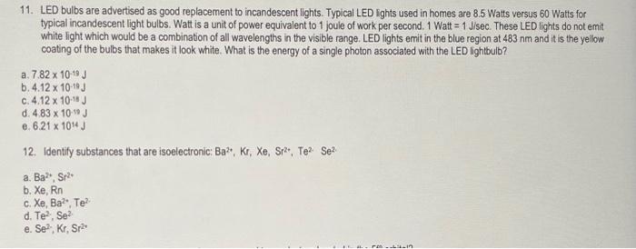 11 Led Bulbs Are Advertised As Good Replacement To Incandescent Lights Typical Led Lights Used In Homes Are 8 5 Watts 1