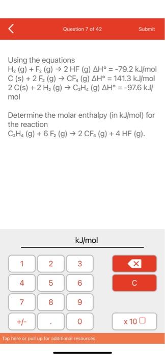 7 471 11 0 1 Points Earned 4 A44 0 G Sample Of An Unknown Metal At 100 0 C Is Placed In A Constant Pressure Calorimeter 3