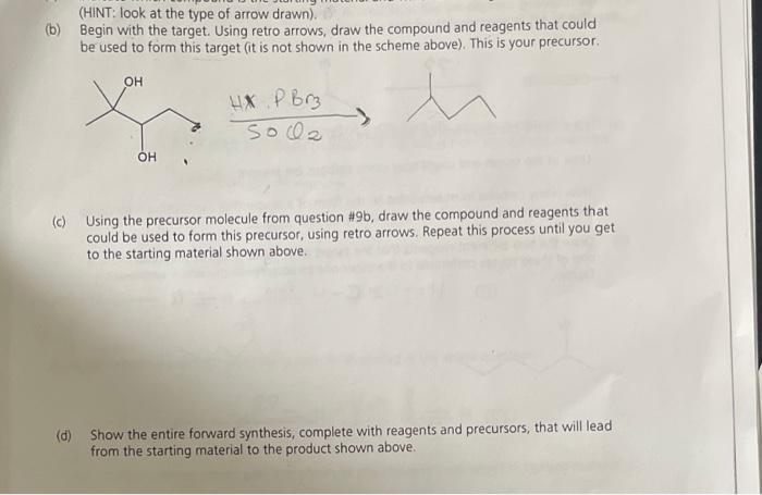9 Most Syntheses Require More Than One Step And Usually The Precursors And Sometimes Even The Starting Materials Are No 2