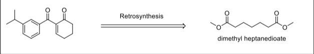 Retrosynthesis Seni Dimethyl Heptanedioate 1