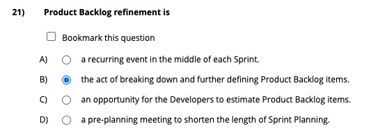 Product Backlog Refinement Is