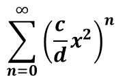 Advance Math Power Series 1 What Is The Sum Of The Series Below If X 0 398 1 4x 16x2 64x3 Ans 1