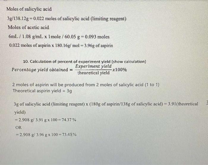 20 What Is The Purpose Of The Concentrated Sulfuric Acid Used In The Experiment What Would Happen If This Chemical Wer 2