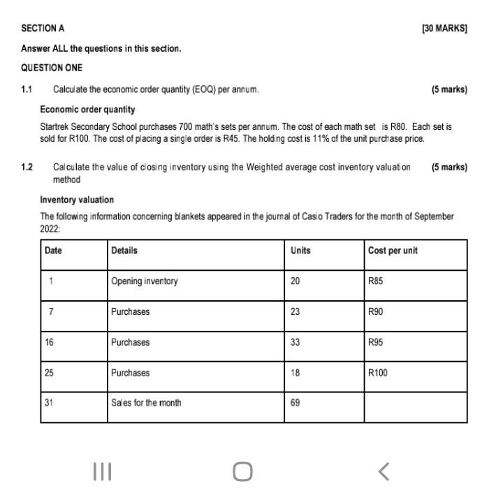 Management Accounting 1