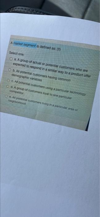 One Of The Following Statements Is Correct About The Customer Holdover Effect Is 1 O A The Asymmetry In Sales Buildu 3