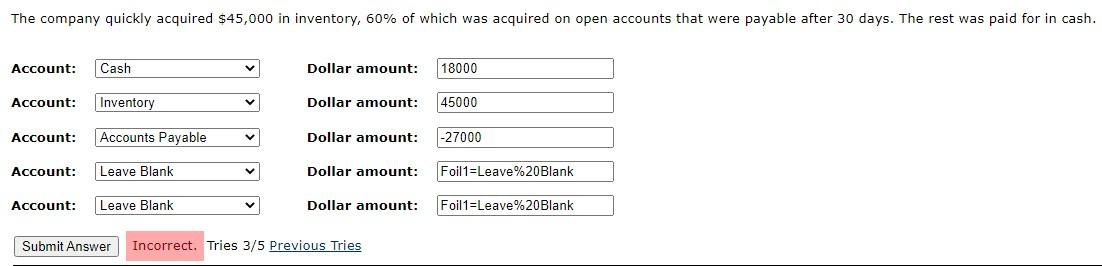The Company Quickly Acquired 45 000 In Inventory 60 Of Which Was Acquired On Open Accounts That Were Payable After 30 1