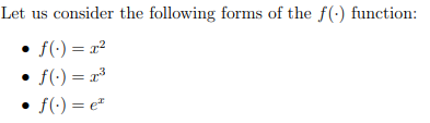Let Us Consider The Following Forms Of The F Function F X2 F 13 F E Can You Do Better If A Single 1