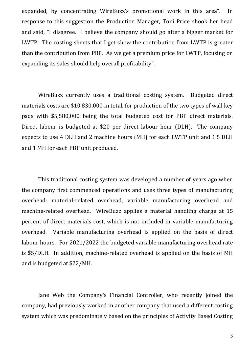 Case Details Wirebuzz Ltd Has Been Operating In The Competitive Electronics Industry For Over Twenty Years The Company 2