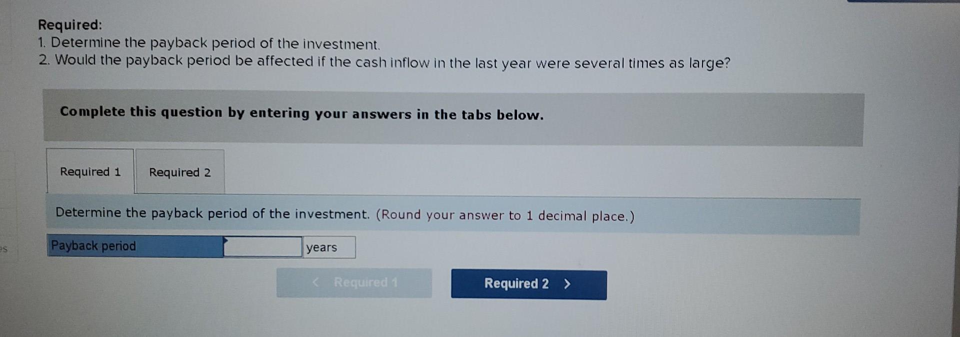 Exercise 14 1 Static Payback Method Lo14 1 The Management Of Unter Corporation An Architectural Design Firm Is Con 2