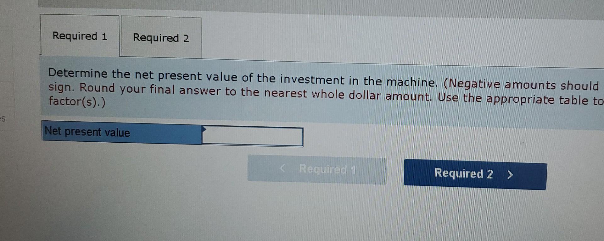 Exercise 14 2 Static Net Present Value Analysis Lo14 2 The Management Of Kunkel Company Is Considering The Purchase 2