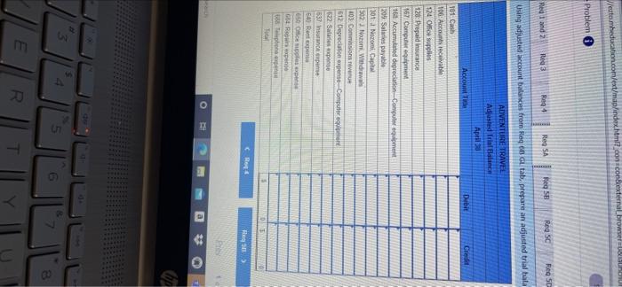 Check 1 On April 1 Jiro Nozom Created A New Travel Agency Adventure Travel The Following Transactions Occurred During 3