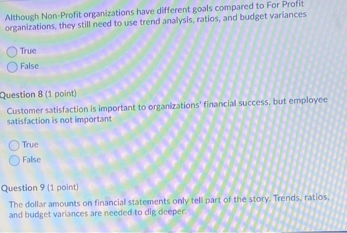 Although Non Profit Organizations Have Different Goals Compared To For Profit Organizations They Still Need To Use Tren 1