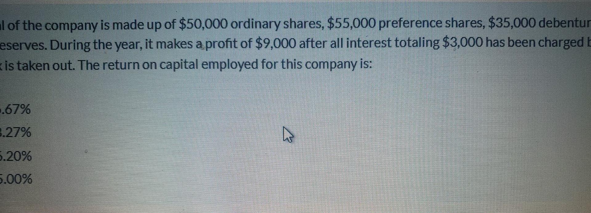 L Of The Company Is Made Up Of 50 000 Ordinary Shares 55 000 Preference Shares 35 000 Debentur Eserves During The 1