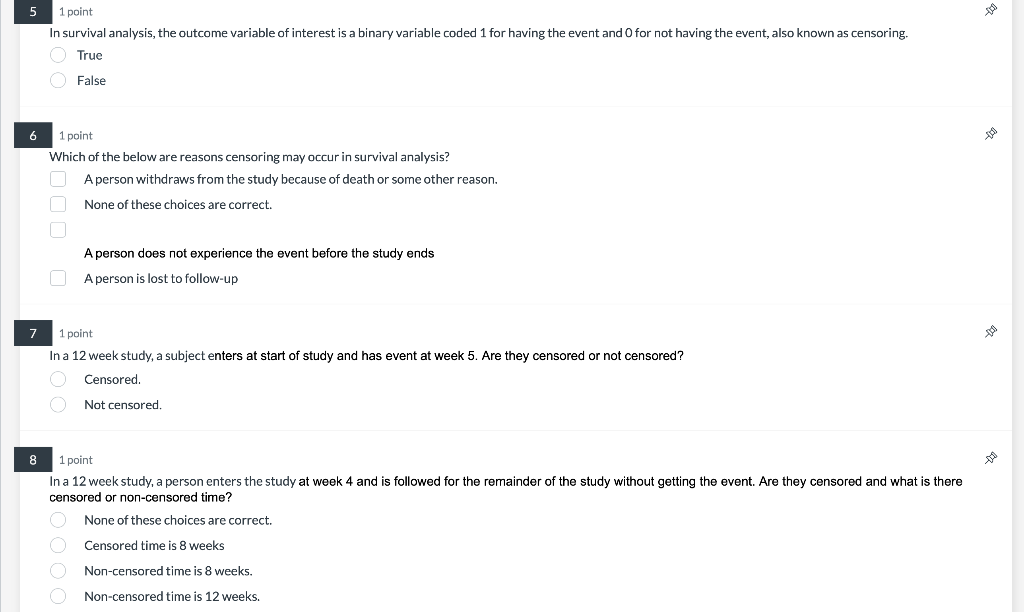 5 1 Point In Survival Analysis The Outcome Variable Of Interest Is A Binary Variable Coded 1 For Having The Event And O 1