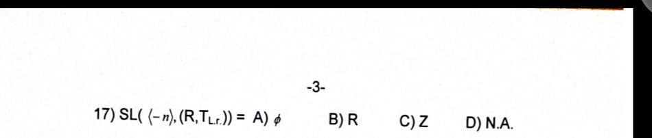 1 If Ci A Int B 1 4 For Some Subsets A B Of 0 6 Then 0 6 T Is A Disconnected B Connected C Second Count 19