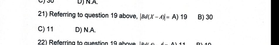 1 If Ci A Int B 1 4 For Some Subsets A B Of 0 6 Then 0 6 T Is A Disconnected B Connected C Second Count 22