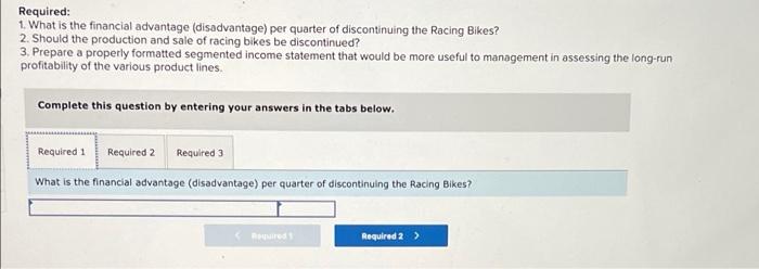 The Regal Cycle Company Manufactures Three Types Of Bicycles A Dirt Bike A Mountain Bike And A Racing Bike Data On Sa 2