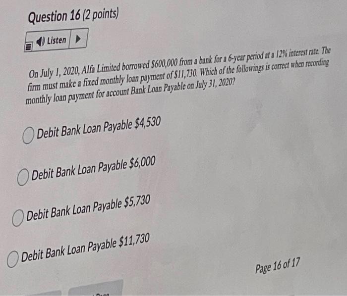 Question 17 2 Points Listen Markel Inc Has Acquired A Parcel Of Land And A Building For A Total Cost Of 850 000 Pa 2