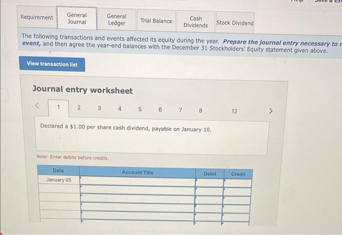 The Equity Sections For Quality First Group At The Beginning Of The Year January 1 And End Of The Year December 31 F 2