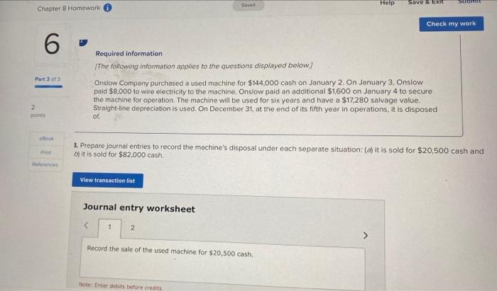 O Required Information The Following Information Applies To The Questions Displayed Below Onslow Company Purchased A Us 3