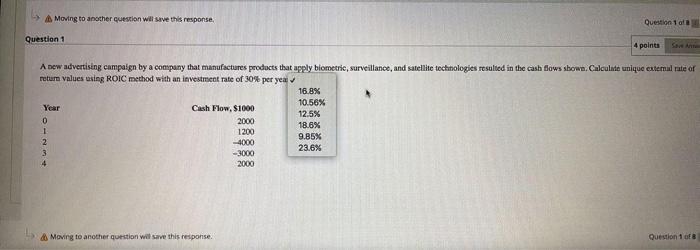 Moving To Another Question Will Save This Response Question 1 Of Question 1 4 Points A New Advertising Campaign By A Com 1