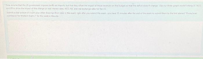Suppote The Us Government Has Begint Running A Larger Budget Defit Than It Had Previously Use Out Therapa Model Taking U 3