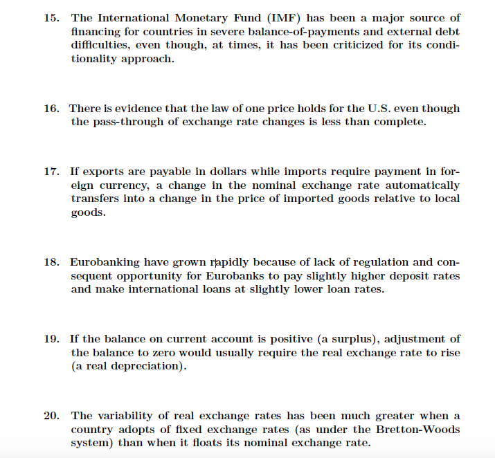 15 The International Monetary Fund Imf Has Been A Major Source Of Financing For Countries In Severe Balance Of Paymen 1