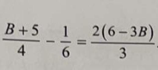 1 B 5 4 2 6 3b 3 6 1